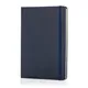 Блокнот в линейку на резинке XD Collection Basic А5, 72 стр., темно-синий/ синий - фото № 1