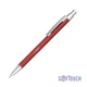 Карандаш механический с ластиком CPen Ray, soft touch, красный / хром - фото № 1
