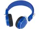 Наушники беспроводные накладные Tex Bluetooth, синие - фото № 1