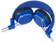 Наушники беспроводные накладные Tex Bluetooth, синие - фото № 3