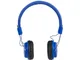 Наушники беспроводные накладные Tex Bluetooth, синие - фото № 4