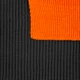 Шарф Teplo Snappy, темно-серый / оранжевый  - фото № 3