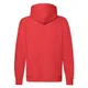 Толстовка без начеса Fruit of the loom Lightweight Hooded Sweat, красная - фото № 2