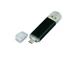 Флешка USB 2.0/micro USB на 64 Гб, черная - фото № 2
