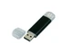 Флешка USB 2.0/micro USB на 64 Гб, черная - фото № 3