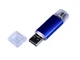 Флешка USB 2.0/micro USB на 32 Гб, синий металлик - фото № 2