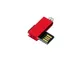 USB-флешка мини на 64 Гб с мини чипом в цветном корпусе, красный - фото № 3