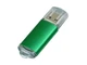 USB-флешка на 32 Гб с прозрачным колпачком, зеленый - фото № 1