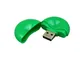 USB-флешка промо на 64 Гб круглой формы, зеленый - фото № 2