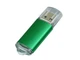 USB-флешка на 64 Гб с прозрачным колпачком, зеленый - фото № 1