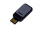 Флешка USB 2.0 на 32 Гб Промо, металлик/ черная - фото № 1