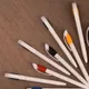 Ручка шариковая пластиковая Lecce Pen Golf, белая / темно-желтая - фото № 2