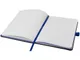 Блокнот в линейку на резинке Lettertone Color Edge А5, 80 листов, черный/ синий - фото № 2