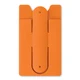 Держатель для телефона и карт силиконовый, оранжевый - фото № 3