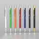 Ручка шариковая металлическая CPen Ray, soft touch, оранжевая - фото № 4