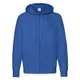 Толстовка без начеса Fruit of the loom Lightweight Hooded Sweat, синяя - фото № 1