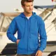 Толстовка без начеса Fruit of the loom Lightweight Hooded Sweat, синяя - фото № 3