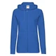Толстовка Fruit of the loom Ladies Lightweight Hooded Sweat, синий - фото № 1