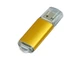 USB-флешка на 32 Гб с прозрачным колпачком, золотой - фото № 1