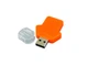 USB-флешка на 32 Гб в виде футболки, оранжевый - фото № 2