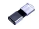 Флешка USB 2.0 на 32 Гб Промо, выдвижной механизм, черная/ прозрачная - фото № 2