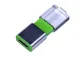 Флешка USB 2.0 на 32 Гб Промо, выдвижной механизм, зеленая/ прозрачная - фото № 2