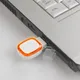 Флеш-карта с подсветкой логотипа, 16GB, белая с оранжевым - фото № 2
