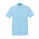 Поло мужское Fruit of the loom Premium Polo 180, голубое - фото № 1