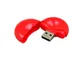 USB-флешка промо на 32 Гб круглой формы, красный - фото № 2