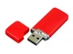 USB-флешка на 32 Гб с оригинальным колпачком, красный - фото № 2