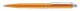 Ручка шариковая пластиковая Senator Point Polished, оранжевая / серебристая - фото № 1
