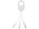 Кабель брелок 3 в 1: micro USB / Lightning / Type C, белый - фото № 2