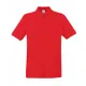 Поло мужское Fruit of the Loom Premium Polo 180, красное - фото № 1