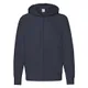 Толстовка без начеса Fruit of the loom Lightweight Hooded Sweat, темно-синяя - фото № 1