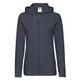 Толстовка Fruit of the loom Ladies Lightweight Hooded Sweat, темно-синий - фото № 1