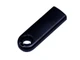 Флешка USB 2.0 на 32 Гб Промо, полуовальная форма, выдвижной механизм, черная - фото № 2
