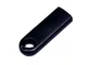 Флешка USB 3.0 на 32 Гб Промо, полуовальная форма, выдвижной механизм, черная - фото № 2