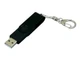 USB-флешка промо на 32 Гб с поворотным механизмом и однотонным металлическим клипом, черный - фото № 2