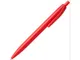 Ручка шариковая пластиковая Stix, черные чернила, красная - фото № 1