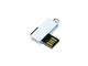 USB-флешка мини на 16 Гб с мини чипом в цветном корпусе, белый - фото № 3