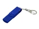 USB-флешка на 16 Гб с поворотным механизмом и дополнительным разъемом Micro USB, синий - фото № 1