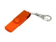 USB-флешка на 16 Гб с поворотным механизмом и дополнительным разъемом Micro USB, оранжевый - фото № 1