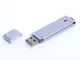 Флешка USB 3.0 на 128 Гб Промо, классическая форма, серебряная - фото № 1