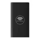 Внешний аккумулятор с беспроводной зарядкой, 8000 mAh, черный - фото № 6