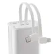 Аккумулятор c быстрой зарядкой Trellis Geek, 10000 mAh, белый / прозрачный - фото № 6