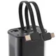 Аккумулятор c быстрой зарядкой Uniscend Trellis Geek, 10000 mAh, темно-серый / прозрачный - фото № 7