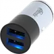 Автомобильное зарядное устройство Ritmix RM-5231, серебристое - фото № 3