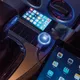 Автомобильное зарядное устройство с 2-мя разъемами USB, синий, белый - фото № 4