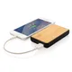Внешний аккумулятор XD Collection Fashion, 5000 mAh, софт тач, древесный - фото № 3