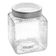 Банка с крышкой Apollo Nordic Cube, средняя, прозрачная - фото № 1